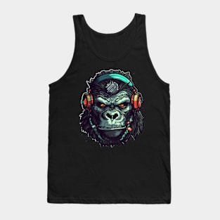 Cyberpunk Gorilla Tank Top